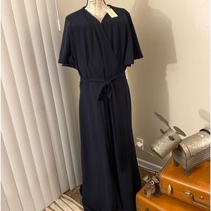 NWT Hutch (ModCloth) PLUS size 2X Navy wrap dress.